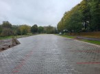 Plac ul. Dworcowa w Dobrzanach Plac ul. Dworcowa w Dobrzanach